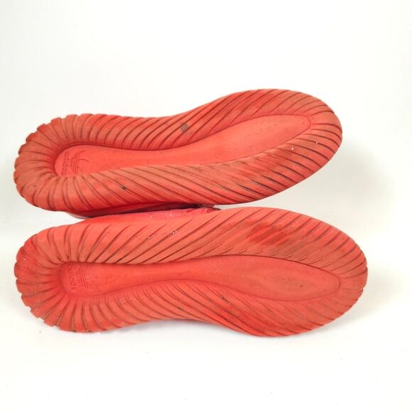 Adidas Originals Tubular Nova Triple Red Men’s Sneakers Size 5.5 - Picture 3 of 9